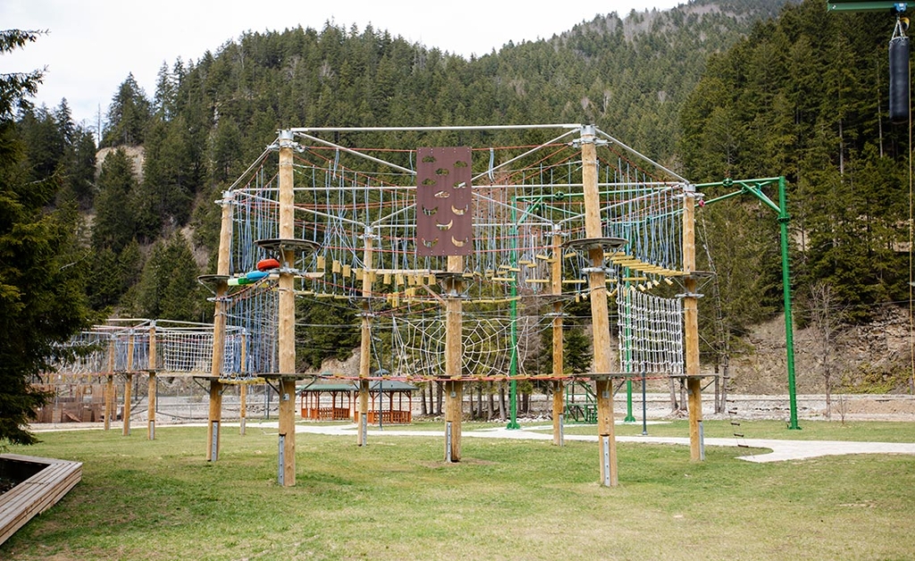 Uzungöl Macera Parkı-Ahşap İp Parkuru