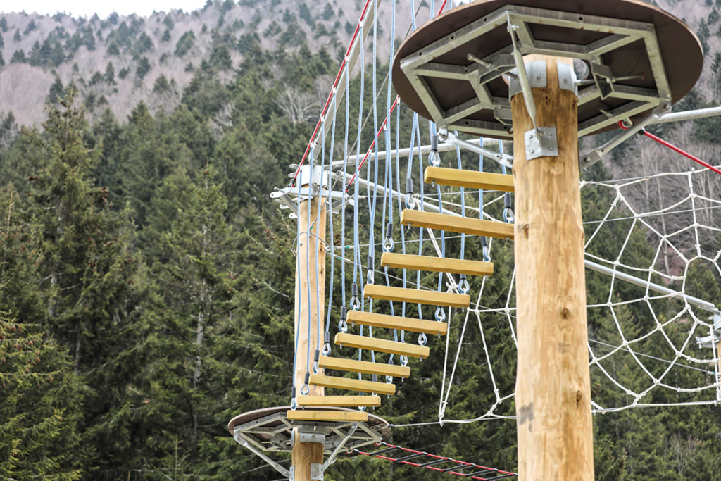 Uzungöl Macera Parkı-Ahşap İp Parkuru